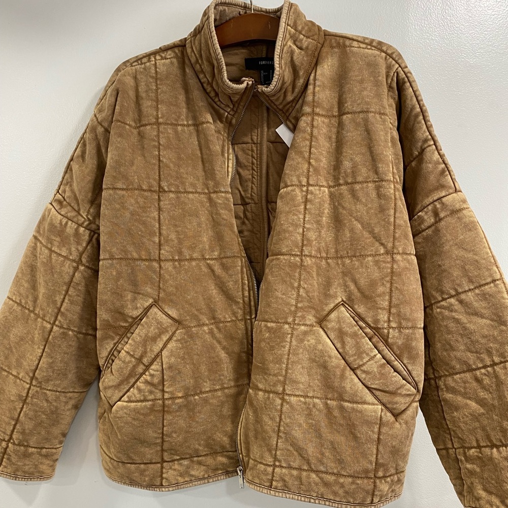 NWT Quilted Forever 21 Jacket Dolman Dupe